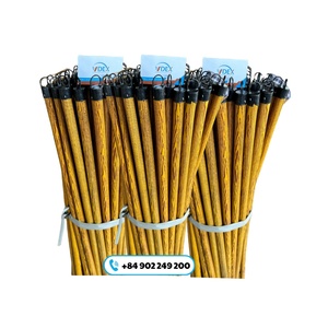 Manche de balai droit et solide en PVC à grain de bois de VDEX Viet Nam Bâton de vadrouille en bois de haute qualité - Product Image 1