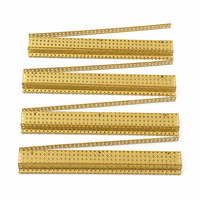 Règle de Mahjong de luxe en bambou tressé et acrylique, taille standard américaine, design transparent de précision pour la décoration intérieure