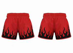 Shorts de combat multi-usages personnalisés pour la boxe, le MMA, le BJJ, les arts martiaux, l'entraînement au kickboxing, avec design par sublimation - Product Image 2