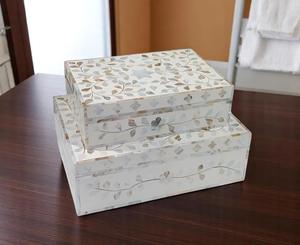 Caja de Joyería Decorativa Hecha a Mano con Diseño Marroquí de Flor de Amor con Incrustaciones de Hueso Ecológica, Decoración para Mesa del Hogar, Año Nuevo - Product Image 5