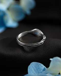 Bague en argent sterling Masa avec pierre de lune, motif œil et symbole infini, bijou céleste inspiré de la nature, fait main, cadeau pour femme - Product Image 4