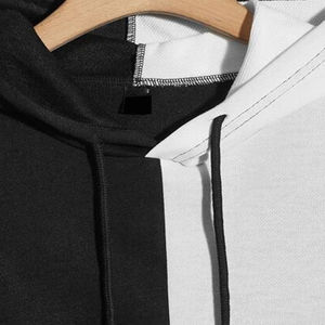 Ventes en gros de sweats à capuche pour hommes en coton 100% respirant et écologique, avec poche, options personnalisées, style pull-over - Product Image 4