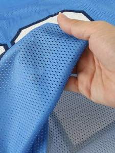 Camiseta Deportiva de Fútbol Americano Azul Cielo con Pedrería para Mujer, Malla Transpirable de Poliéster, Cuello en V, Estilo Urbano, Número Brillante, OEM - Product Image 6