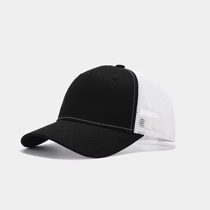 Casquette de baseball en toile 5 panneaux style golf, légère, confortable, décontractée, design bicolore, idéale pour l'été - Product Image 2