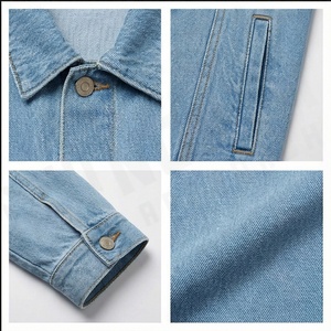 Veste en jean pour homme, nouvelle mode personnalisée, denim de haute qualité, coupe ajustée, vêtements décontractés, logo sur le devant, séchage rapide, respirant - Product Image 4