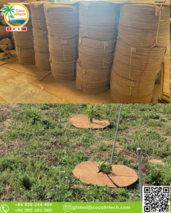 Manta de Fibra de Coco 100% Natural de 35 cm de la Mejor Calidad para Retención de Humedad, Control de Malezas, Protección de Árboles, Decoración de Plantas COCO HITECH - Product Image 3