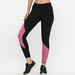 Women's High Waist Full Length Leggings Black <b>Stretch</b> Breathable Eco-Friendly UV Protection Sporty Knitted Seamless All Seasons - Product Image 1