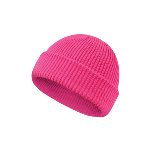 หมวกบีนนี่ถักสีทึบหมวกฤดูหนาวยางนุ่มสำหรับชุดลำลองกิจกรรมกลางแจ้งและสไตล์สตรีท - Product Image 6