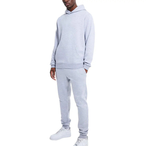 Survêtements de haute qualité pour garçons, pull-over, ensembles gris uni chauds pour enfants - Product Image 1