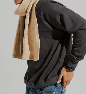 Sudadera de Felpa de Algodón Lavado de Primera Calidad para Hombre, Cuello Redondo, Manga Larga, Estilo Casual y Urbano - Product Image 5