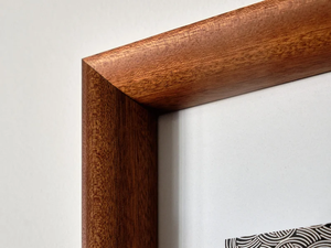 Wood Picture <b>Frame</b> / Mahogany / Solid Wood photo <b>frame</b> Minimalist <b>Design</b> Wood <b>Frame</b> for <b>Wall</b> Art Photos Gallery Display by - Product Image 2