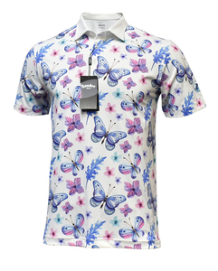 2021 personalizado poliéster Handee Spandex sublimación Polo de Golf para hombre rendimiento Premium Casual manga corta estampado - Product Image 1