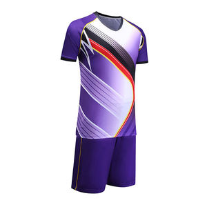 Uniformes de Fútbol al Por Mayor de Fábrica, Conjuntos de Camisetas de Fútbol con Diseño Personalizado, 100% Poliéster, Secado Rápido, Transpirable, Digital, Pantalones Cortos de Verano - Product Image 3