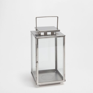 Faroles de Vela de Acero Inoxidable Hechos a Mano con Aspecto Elegante y Vidrio Transparente para Mesa y Suelo en el Hogar y Jardín - Product Image 1