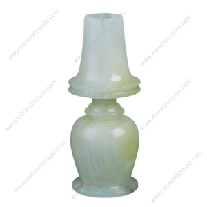 Modern Design <b>White</b> Onyx Lamp For Room New Arrival Elegant Natural <b>White</b> Onyx <b>Side</b> <b>Table</b> Lamp In Wholesale Rate - Product Image 2