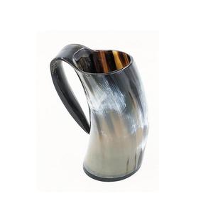 Tasses en corne de buffle naturelle polonaise, impression de logo personnalisée, écologiques, verres à vin et à bière en corne, fournitures pour événements, tasses fantaisie, anti-fuite - Product Image 3