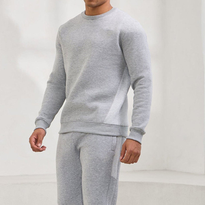 Sudaderas de Cuello Redondo Personalizadas para Hombre, Tejidas, Gruesas, con Tela de Spandex/Poliéster, Diseño sin Forro - Product Image 1