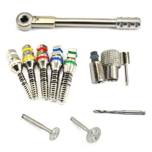 High Quality Dental <b>Bone</b> Expansion Kit With <b>Saw</b> Disks And Implant Instruments Manual Surgical Set Blue Color Class I By ZUOL - Product Image 3