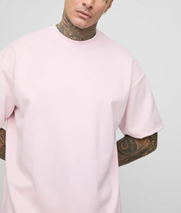 Ensemble 2 pièces T-shirt et short en jersey 100 % coton mi-lourd pour homme, coupe classique, couleur unie, respirant, imprimé, écologique, décontracté hiver - Product Image 3