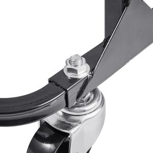 Supporto per Motore Resistente con Capacità di Carico di 750 LBS, 4 Ruote Girevoli e 4 Posizioni a Gancio, Supporto in Acciaio per Motori per Postazioni di Lavoro - Product Image 3