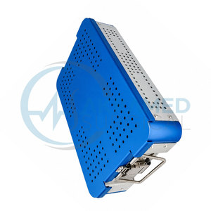 Caja de Almacenamiento de Instrumentos Quirúrgicos con Certificación CE, Bandeja de Esterilización Manual de Aleación de Aluminio, Contenedor para Esterilización en Autoclave - Product Image 2