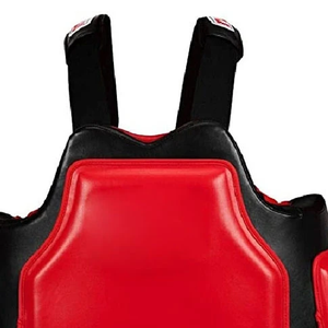 Top Selling High Quality Black Leather & PU MMA Kick Boxing Thai Body <b>Protector</b> Chest Guard Breathable Lightweight - Product Image 2