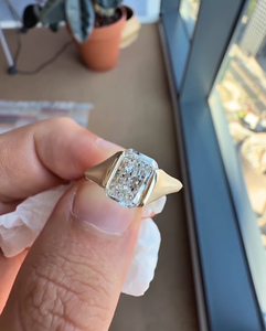 Anillo de compromiso de moissanita con diamante solitario de 3.00 CT, corte radiante, certificado IGI, engaste de plata 925, joyería nupcial - Product Image 5