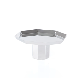 Soporte de Repostería de Acero Inoxidable con Etiqueta Privada para Decoración de Cocina y Panadería Contemporánea con Acabado Metálico Artístico - Product Image 1