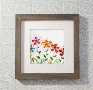 <b>Picture</b> <b>Frame</b> with Mat Handcrafted Rounded Corner Horizontal or Vertical Wall Mounting <b>Rustic</b> Brown <b>Frame</b> farmhouse style - Product Image 4