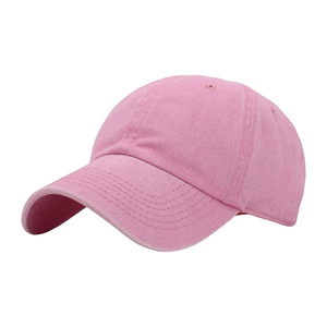 Gorra de Béisbol de Algodón Lavado Rosa Liso al por Mayor, con Logotipo Personalizado, Suave, Transpirable, Impermeable, Estilo Dad Hat, Ajustable, de 5 Paneles, para Deportes - Product Image 2