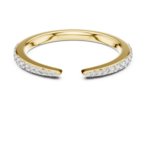 Anillo de Diamantes Cultivados CLASSICLAB con Corte Brillante, Chapado en Rodio, para Mujer, Oro Amarillo de 18 Quilates, para Fiestas, San Valentín, Regalos, Compromiso - Product Image 4