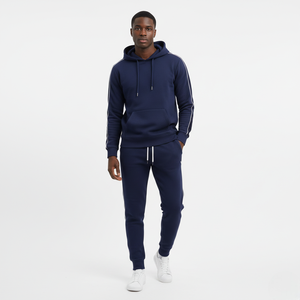 Chándal Azul Rey con Franjas Laterales Blancas y Negras, Nuevo Diseño Premium 2026, Chándales para Hombre - Product Image 2