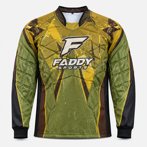 Camiseta Táctica Personalizada Sublimada y Acolchada para Paintball, Manga Larga, Transpirable, Ropa Deportiva Protectora para Exteriores - Product Image 1