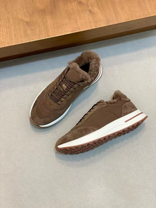 Chaussures de luxe de haute qualité, style hiver, en cuir véritable et PVC, légères, chaudes, décontractées, à la mode, à semelle épaisse - Product Image 5