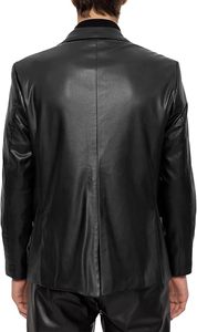 Chaqueta de Cuero Genuino para Hombre, Diseño de Alta Gama, Venta al Por Mayor, Moda Otoño Invierno, Cálida e Informal - Product Image 2