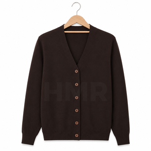 Chaqueta de Mujer para Primavera, Otoño e Invierno de la Hermandad HMR, Cárdigan de Manga Larga con Bloques de Color, Suéter Elegante de Punto - Product Image 5