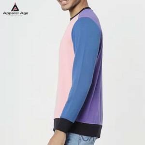 Sudaderas para Hombre de Talla Grande con Contraste de Color, Sudaderas Básicas con Cuello Redondo, Ropa para Hombre - Product Image 4