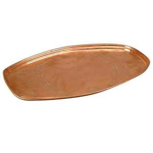 Plateau de service en cuivre poli au design moderne pour les fêtes, qualité supérieure, style classique, écologique - Product Image 3