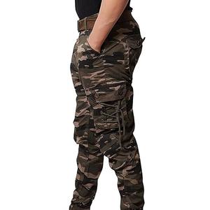 Pantalon de chasse softshell imperméable, coupe-vent et respirant à imprimé camouflage pour activités hivernales en extérieur, alpinisme et randonnée - Product Image 6