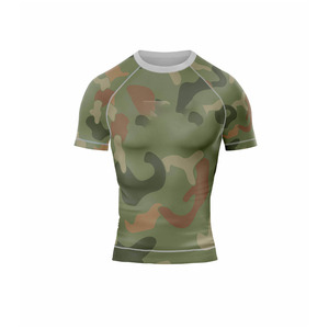 Private Label Rash Guard Manufacturer Custom <b>Compression</b> <b>Shirts</b> with OEM Service - Product Image 4