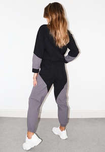 Women's Jogging Tracksuit Set Lightweight Breathable <b>Spandex</b>/Polyester Jacket <b>Pants</b> Color Block Design Anti-Pilling Drawstring - Product Image 6