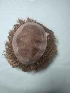 Prótesis Capilar de Cabello Humano Remy Indio con Rizos Kinky para Hombre, Base Mono - TAZ HAIR BANGLADESH - Product Image 4