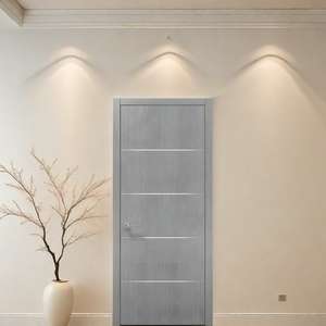 Puerta de Entrada de Diseño Moderno con Apertura Lateral de Madera MDF, Retención Óptima del Color, Directo de Fábrica Vietnamita, Personalización OEM/ODM - Product Image 3