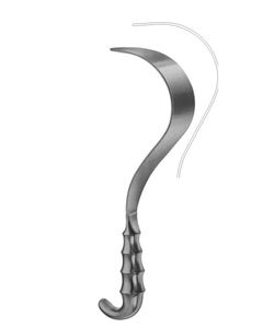 Spatules pulmonaires Deaver |   Manuel Premium en acier inoxydable - Product Image 1