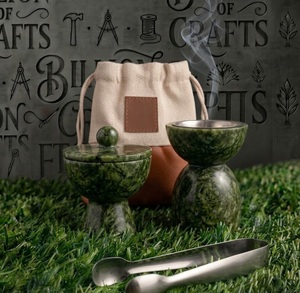 Quemador de incienso Mabkhara de resina premium con caja de Oud, estuche de transporte y pinzas de acero inoxidable, set de fragancia árabe para el hogar - Product Image 3