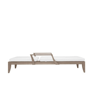 Chaise longue en teck massif de qualité supérieure, mobilier d'extérieur pour hôtel de luxe, resort, villa, bord de piscine et jardin - Product Image 3
