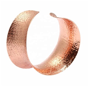 New Arrival Modern <b>Copper</b> Cuff for <b>Bracelet</b> Handmade Pure Solid Thin <b>Copper</b> Bangle Fashionable Wholesale Price Bangle - Product Image 6