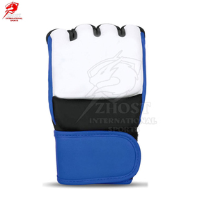 Guantes de Entrenamiento de MMA de Cuero Vacuno, Guantes de Boxeo de Medio Dedo, Transpirables, que Absorben la Humedad, con Correa de Muñeca Ajustable y Logotipo Personalizado - Product Image 2