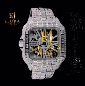 Montre de luxe en moissanite très demandée pour un style tendance, idéale pour le bureau et les événements du soir, disponible en grande quantité - Product Image 6