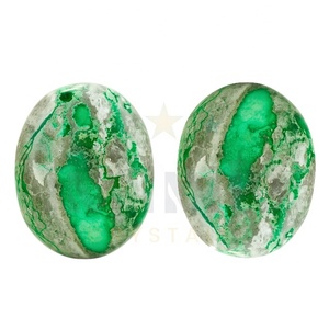 Piedra tallada de Palma de variscita al por mayor, cristal curativo verde Natural, piedras preciosas de Reiki, amor, decoración del hogar, energía calmante emocional - Product Image 1